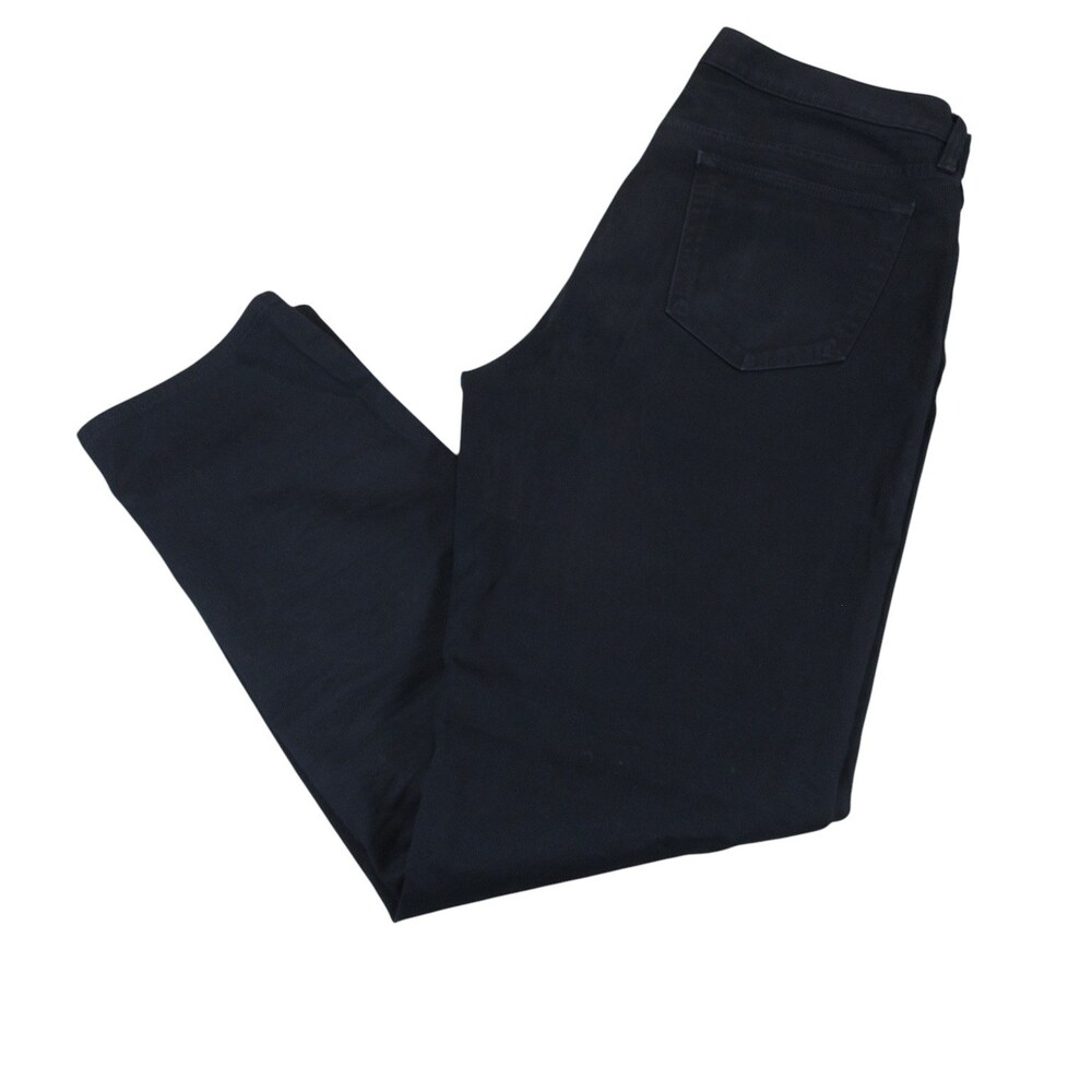Banana Republic Mens Jeans 36 x 34 Straight Fit Navy Blue Twill Stretch Cotton